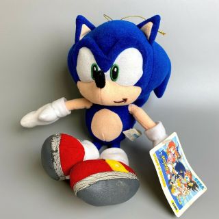 【rare】2003 Sonic X Plush 9 " Sega Sonic The Hedgehog Limited Stuffed Toy