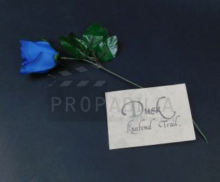 The Order Netflix Tv Series Blue Rose And Card Prop
