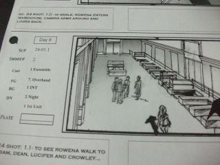 SUPERNATURAL - TV SERIES - Storyboard page 5 from the ep 
