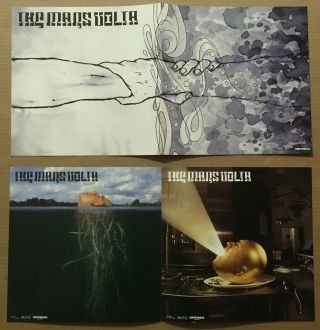 At The Drive In Mars Volta Rare Double Sided Promo Poster Flat For 2003 Cd 24x12