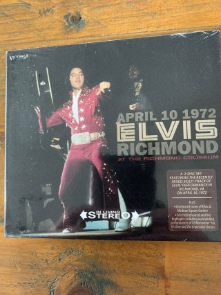 Elvis Presley 2 Cd Set - Elvis - April 10 1972,  Richmond -