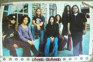 Rare Lynyrd Skynyrd 1980 Vintage Music Poster