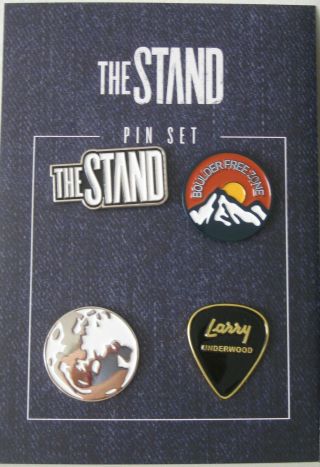 The Stand Cbs All Access 2020 Official Promo Promotional 4 Pin Set Stephen King