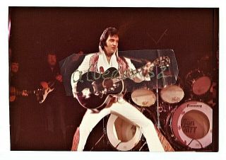 Elvis Presley Color Concert Photo - Huntsville,  Al - May 31,  1975