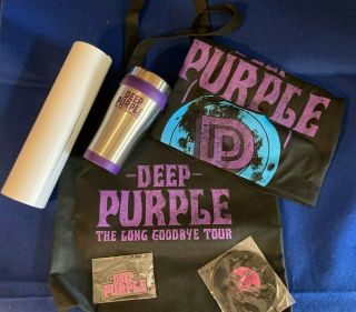 Deep Purple The Long Goodbye Tour Vip Package - Shirt/tumbler/bag/poster/keychain