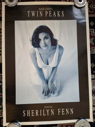 Twin Peaks Sherilyn Fenn Uk Poster Print Large David Lynch 1991