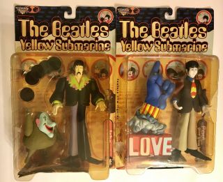 The Beatles John Lennon And Paul Mccartney Yellow Submarine Macfarlane Figures