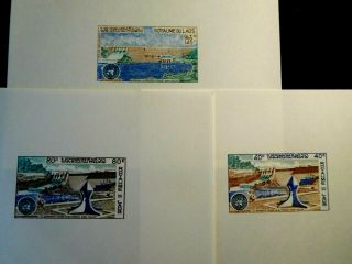 LAOS Presentation PROOF Stamp Sheet Set Scott 228 - 229,  C88 MNH RARE ITEM 2