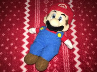 Sanei 7” Mario Party 5 Mario Plush Toy Doll 2007 Japan Official No Paper Tag