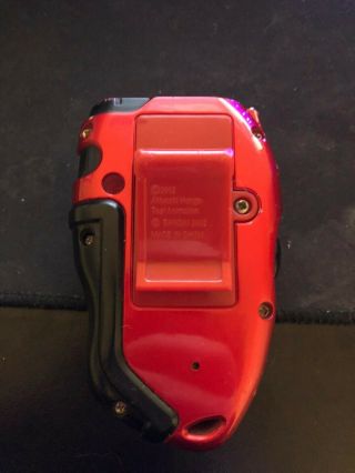 Rare 2002 Digimon Digivice D - Tector Scanner RED Inglish V2.  0 2