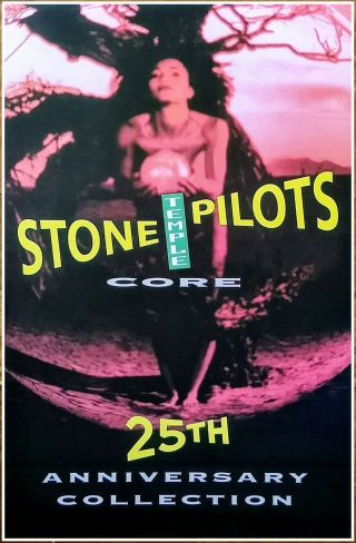Stone Temple Pilots Core 25th Anniversary Ltd Ed Rare Litho Tour Poster Stp