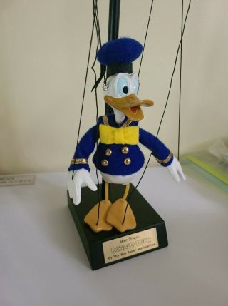 Rare Disney Donald Duck Marionette Number 911 Of 1614 By Bob Barker