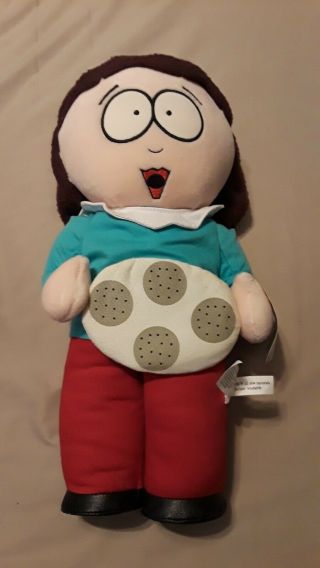 South Park Mrs.  Liane Cartman Large Plush Nwt Very Rare Imported