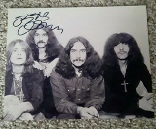 Ozzy Osbourne 8x10 Auto Autograph Black Sabbath