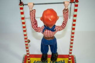 Vintage Howdy Doody Acrobat Tin Wind - Up by Arnold 1950s West Germany 2