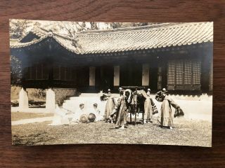 Korea Coree Old Postcard Chosen Emperor Korean Dancers People Life