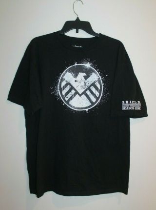 Agents Of Shield Cast And Crew Production Season 1 Sound Dept Shirt Size Xl