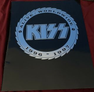 Kiss Band Reunion Tour Book Program Alive Gene Simmons Paul Stanley Ace Frehley