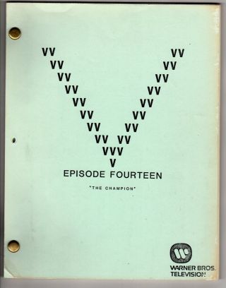 V - The Champion Revised Final Draft 12/20/84 S1,  Ep.  14 Laser Dual To Death