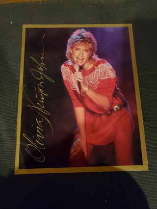 1982 An Evening With Olivia Newton John Live In Concert Tour Program