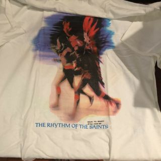 Vintage 1991 Paul Simon Rhythm Of The Saints T Shirt