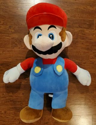 Official Nintendo Giant Life Size Mario Jumbo 48 " 4ft Plush Doll Toy 2016