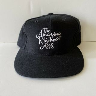 Vintage Rhythm Aces Black cotton cap With White Embroidery Hat RARE 2