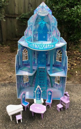 Disney Frozen Elsa Castle Xtra Large Dollhouse With Furniture