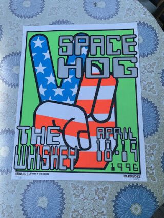 Frank Kozik Rock Poster Art: Space Hog 1996 Signed/numbered