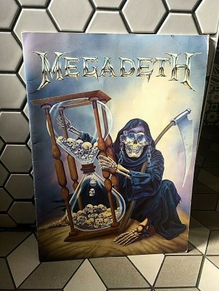 Megadeth Countdown To Extinction World Tour Rare 1992 Program Book Trash Metal