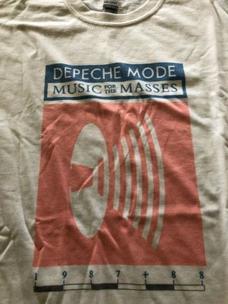 Depeche Mode T - Shirt Music For The Masses Tour 1987 Size M Unworn