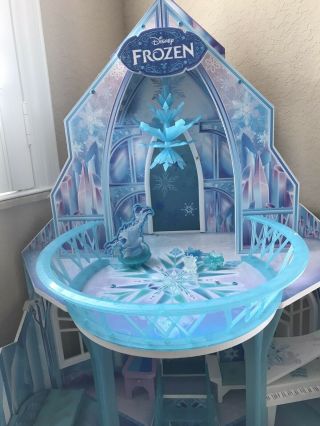 Disney Frozen Elsa Castle Xtra Large Dollhouse All Parts (14) 2