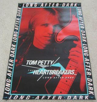 Tom Petty And The Heartbreakers,  Vintage,  Rare,  1980s In - Store Music Promo Poster