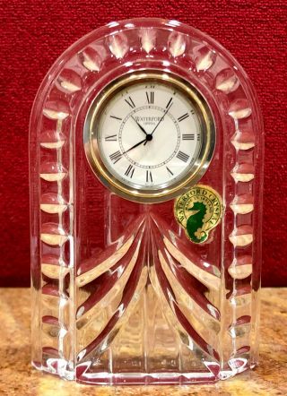 Waterford Crystal Overture Pattern 5 Inch Clock