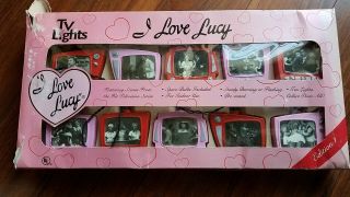 Rare Vintage I Love Lucy Tvlights Set Edition 1 Set Of 10 1997