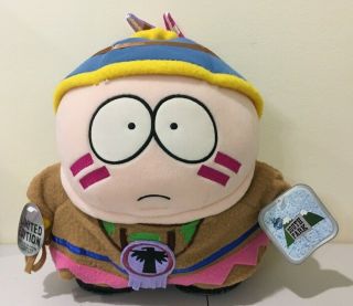 Rare South Park 1998 Plush Toys Cartman Native American Limited Edition W/ Tags