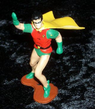 1966 Ideal Batman Justice League Of America Playset Figure - Robin W/ Cape