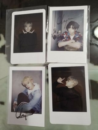 Official Stray Kids Bang Chan Polaroid Photocards (unveil,  Hi - Stay)