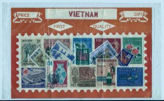 Vietnam War (1970) Stamps Viet - Nam Cong - Hoa Buu - Chinh Dau - Tranh