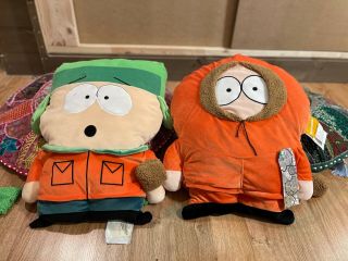 Rare South Park 24 " Kenny And Kyle Pillow Plush By Comedy Central