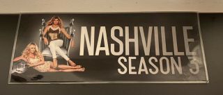 Nashville Tv Show Season 3 Dashboard Plaque - Rare Item