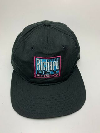 The Richard Bey Show Hat 1990s Snapback
