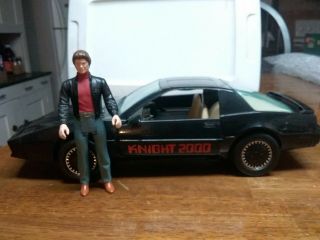 Vintage 1983 Knight Rider 2000 Car Kitt Talking Voice With Michael Figure Kenner