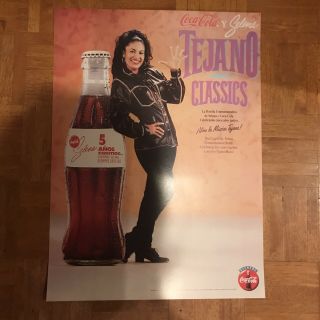 Selena Coca Cola Promo Poster Selena Quintanilla