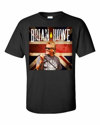 Brian Howe Former Lead Singer Of Bad Company T - Shirt Full Color Front Print