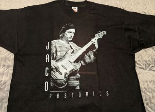 Vintage Jazz T - Shirt - Jaco Pastorious - Ethel Roberts - Gear Inc 1994 Atlanta
