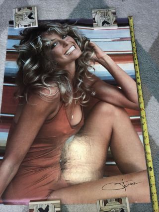 Vintage Iconic 1976 Farrah Fawcett Red Swimsuit Pro Arts Poster Cl 14 - 507