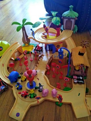Rare Jungle Junction Roadway Play Set & Characters