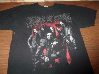 Cradle Of Filth 2004 Authentic Concert Tee - Shirt T Size Xl Rare Gildan Design