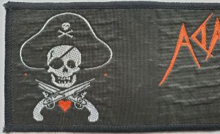 ADAM AND THE ANTS VINTAGE RARE WOVEN STRIP PATCH PUNK GOTH ADAM ANT PUNKS 80 ' s 3